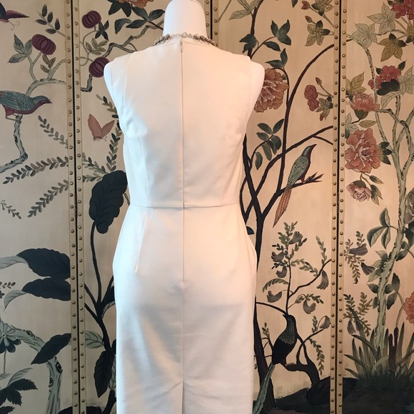 Ann Taylor Ivory Sheath Sequin Dress With Pockets - Picture 8 of 8